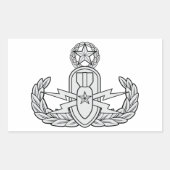 Sticker Rectangulaire Maître EOD (Devant)