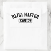 Sticker Rectangulaire Maître Reiki (Sac)