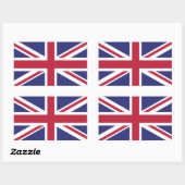 Sticker Rectangulaire Make Britain Great Again UK First Flag (Feuille)