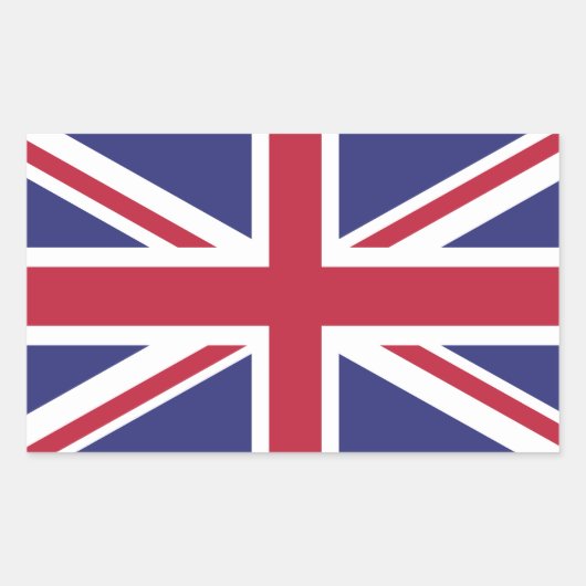 Sticker Rectangulaire Make Britain Great Again UK First Flag (Devant)