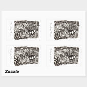 Sticker Rectangulaire Making-of-the-man par Brian Benson (Feuille)