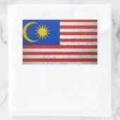 Sticker Rectangulaire Malaisie (Sac)