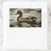 Sticker Rectangulaire Mallard Duck (Sac)