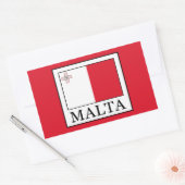 Sticker Rectangulaire Malte (Enveloppe)