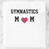 Sticker Rectangulaire Maman de gymnastique (Sac)