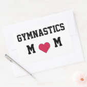 Sticker Rectangulaire Maman de gymnastique (Enveloppe)