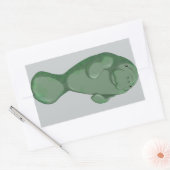 Sticker Rectangulaire Manatee (Enveloppe)
