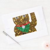 Sticker Rectangulaire maneki neko (Enveloppe)