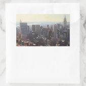 Sticker Rectangulaire Manhattan du Rockefeller Building 2012 (Sac)