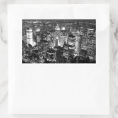 Sticker Rectangulaire Manhattan New York (Sac)