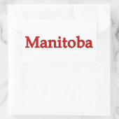 Sticker Rectangulaire Manitoba (Sac)