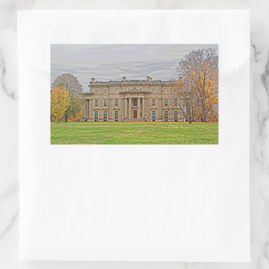 Sticker Rectangulaire Manoir Vanderbuilding (Sac)