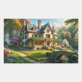 Sticker Rectangulaire Mansion du moment parfait capturé (Devant)