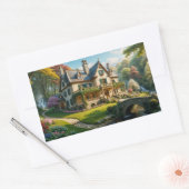 Sticker Rectangulaire Mansion du moment parfait capturé (Enveloppe)