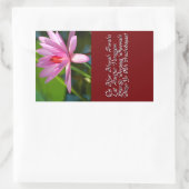 Sticker Rectangulaire Mantra de Gayatri (Sac)