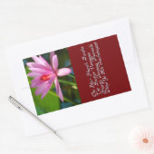 Sticker Rectangulaire Mantra de Gayatri (Enveloppe)