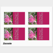Sticker Rectangulaire Mantra de Gayatri (Feuille)