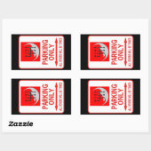 STICKER RECTANGULAIRE MANUEL UNIQUEMENT (Feuille)