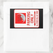 STICKER RECTANGULAIRE MANUEL UNIQUEMENT (Sac)