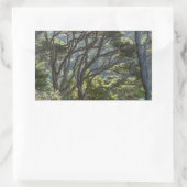 Sticker Rectangulaire Manuka Tree Forest Nouvelle-Zélande (Sac)