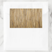 Sticker Rectangulaire Maquette de Bamboo Zen (Sac)