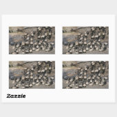Sticker Rectangulaire mara wilde (Feuille)