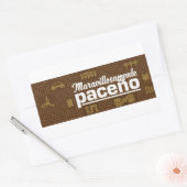 Sticker Rectangulaire Maravillosamente paceño (Enveloppe)