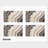 Sticker Rectangulaire Marble blanc (Feuille)