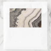 Sticker Rectangulaire Marble blanc (Sac)