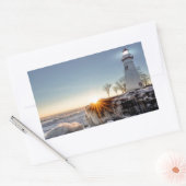 Sticker Rectangulaire Marblehead Lighthouse (Enveloppe)