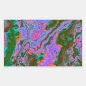 Sticker Rectangulaire Marbre aigre (Devant)