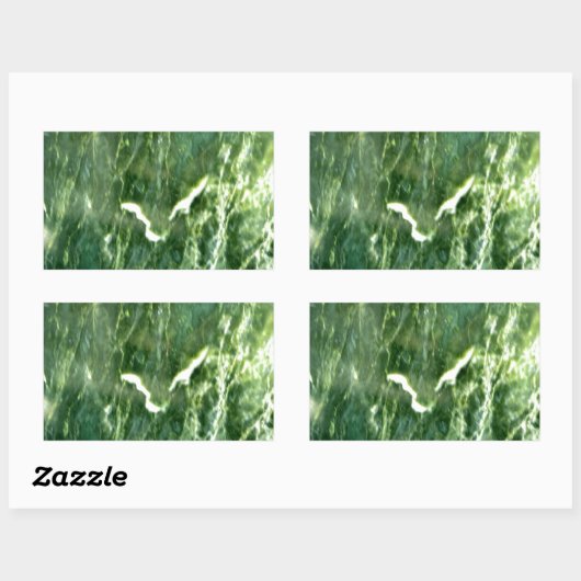 Sticker Rectangulaire Marbre Alpi Vert (Feuille)