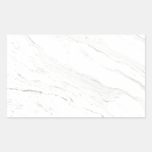 Sticker Rectangulaire Marbre blanc (Devant)
