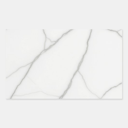 Sticker Rectangulaire Marbre Blanc (Devant)