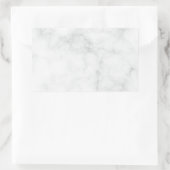 Sticker Rectangulaire Marbre Blanc Moderne (Sac)