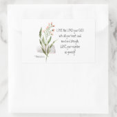 Sticker Rectangulaire Marc 12:30-31 AIMEZ l'Eternel, votre DIEU (Sac)