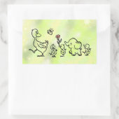 Sticker Rectangulaire Marche (Sac)