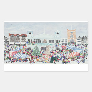 Sticker Rectangulaire Marché Surrey de Kingston