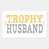 Sticker Rectangulaire Mari Trophée (Devant)