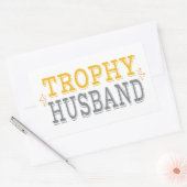 Sticker Rectangulaire Mari Trophée (Enveloppe)