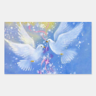 Sticker Rectangulaire Mariage