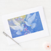 Sticker Rectangulaire Mariage (Enveloppe)