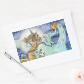 STICKER RECTANGULAIRE MARIÉE DE SLEEPY HOLLOW, FEUILLE D'AUTOCOLLANTS LI (Enveloppe)