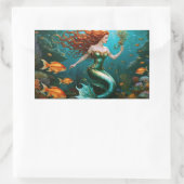 Sticker Rectangulaire "Marielle" - Belle sirène dansante (Sac)