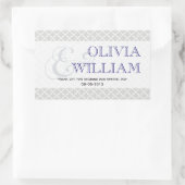 Sticker Rectangulaire Marine gris maroquinerie marocaine esperie et mari (Sac)