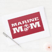 Sticker Rectangulaire Marine Maman (Enveloppe)