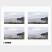 Sticker Rectangulaire Marine/Marine/Seascape (Feuille)