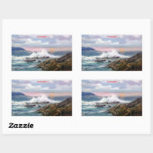 Sticker Rectangulaire Marine/Marine/Seascape (Feuille)