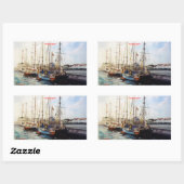 Sticker Rectangulaire Marine/Marine/Seascape (Feuille)