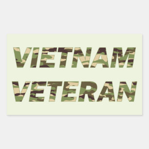 Sticker Rectangulaire Marine vétéran de l'armée du Vietnam